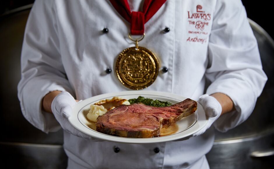 【グルメ・クーポン＆予約代行】LAWRY'S(ローリーズ)　ステーキディナー（テーブル予約あり）