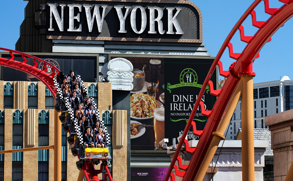 【Eチケット】ジェットコースター｜The Big Apple Roller Coaster (ニューヨーク・ニューヨーク ホテル）