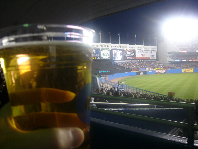 野球観戦はやっぱりビールでしょう～
