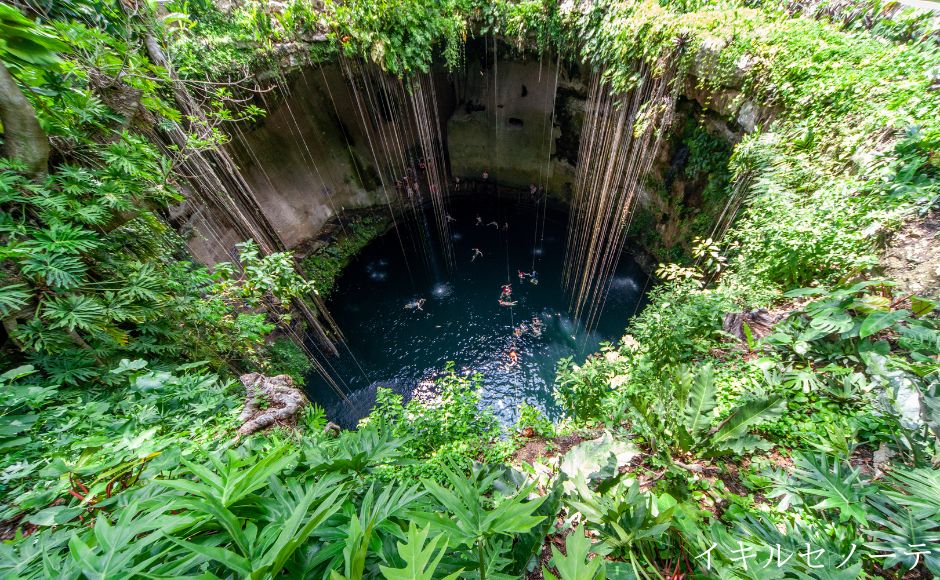 エクバラム+チチェン・イッツァ遺跡+セノーテイキル